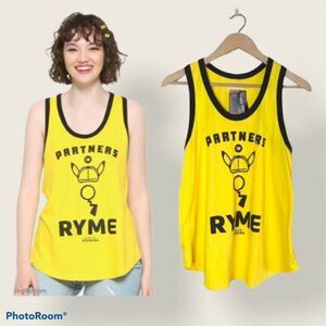Pokemon NWT Junior XS Detective Pikachu Tank Top Partners In Ryme Yellow Black